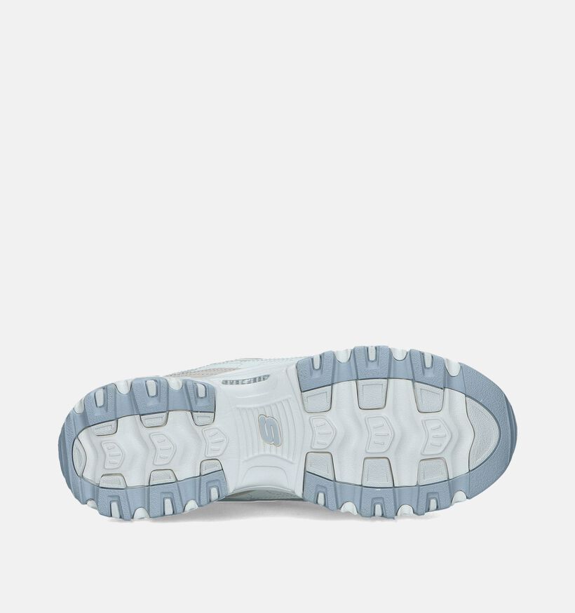 Skechers D'Lites Smooth Nostalgia Baskets en Écru pour femmes (352274)