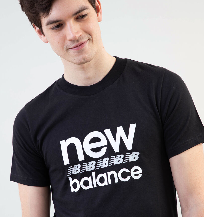 New Balance Zwart T-shirt voor heren (354013)