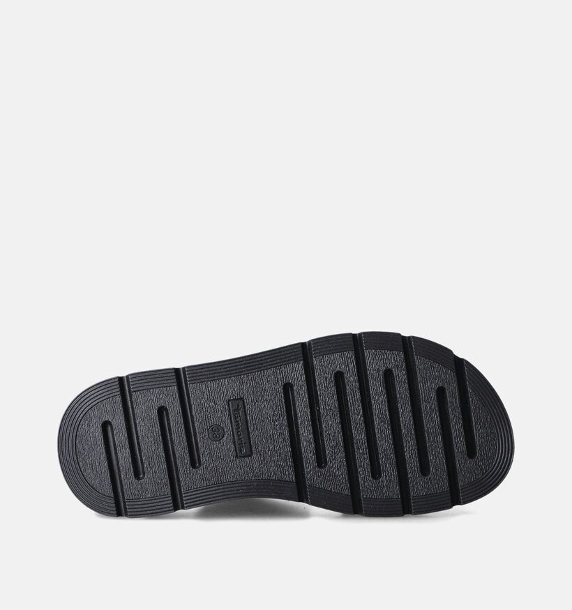 Tamaris Sandales plates en Noir pour femmes (356950)