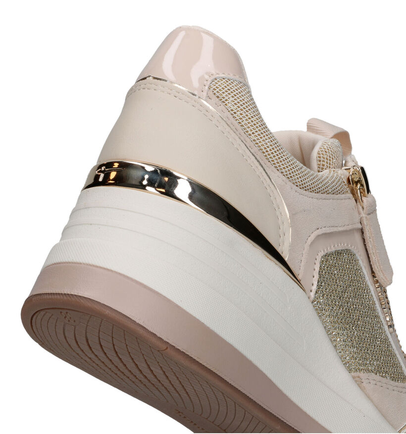 Tamaris Baskets casual en Beige pour femmes (320518) - pour semelles orthopédiques