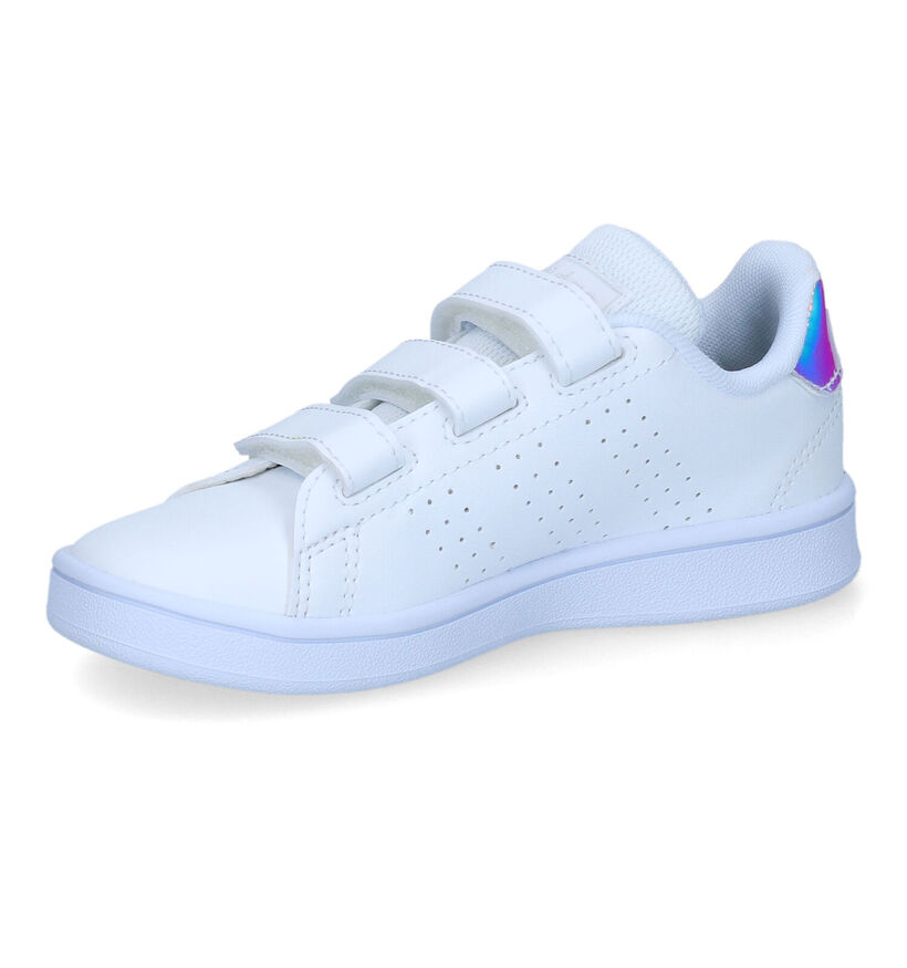 adidas Advantage C Baskets en Blanc pour filles (319539) - pour semelles orthopédiques