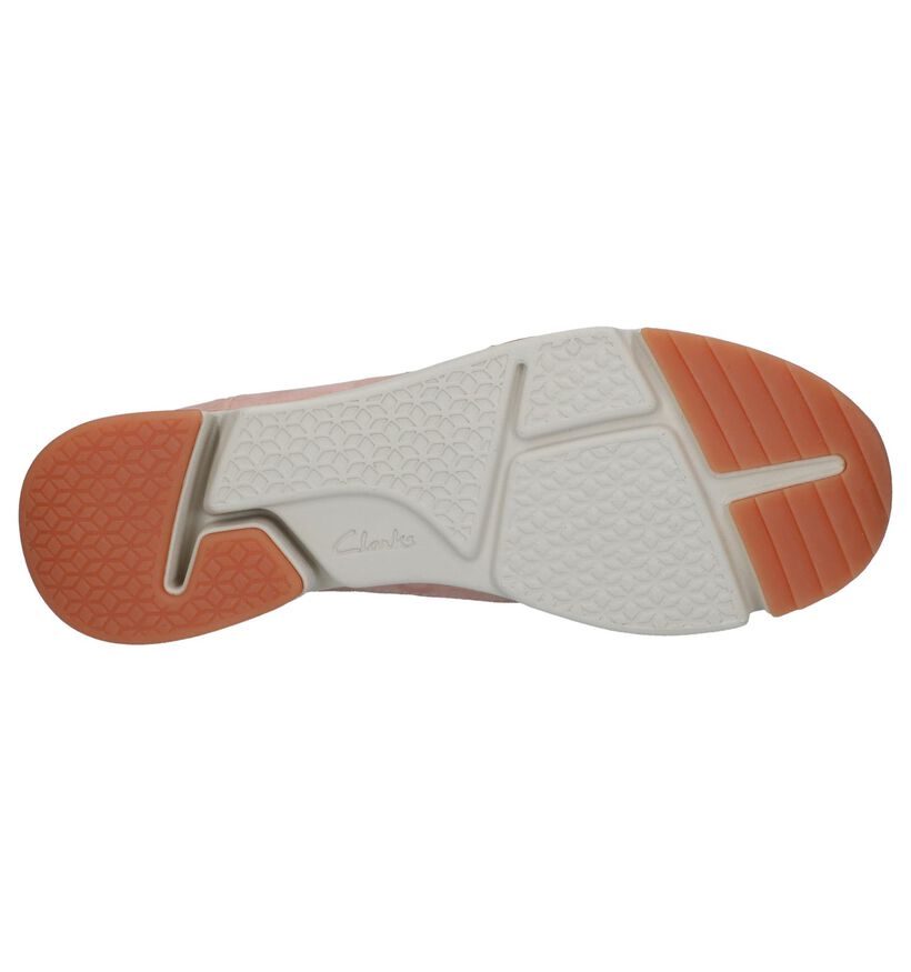 Clarks Chaussures à lacets en Rose clair en nubuck (241588)