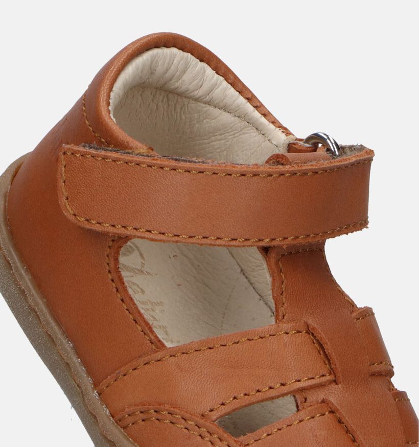 Naturino Wad Nappa Sandales pour bébé en Bleu Naturino Wad Nappa Sandales pour bébé en Cognac pour garçons (339202)