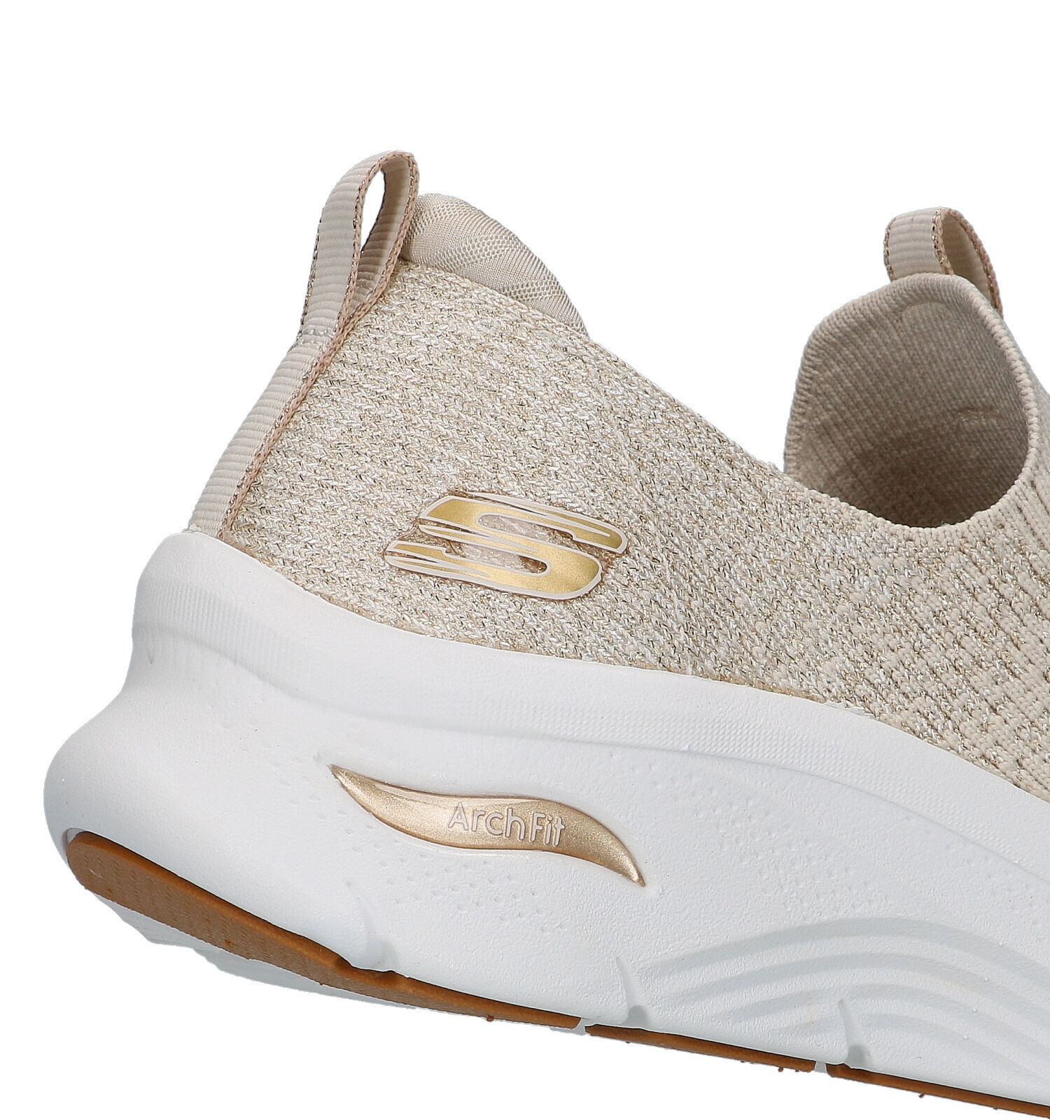 Beige skechers dames outlet