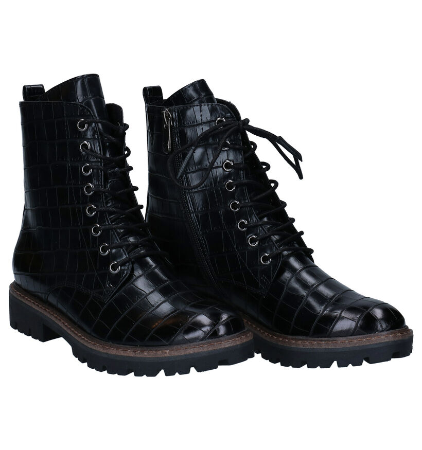 Marco Tozzi Zwarte Boots in kunstleer (296944)