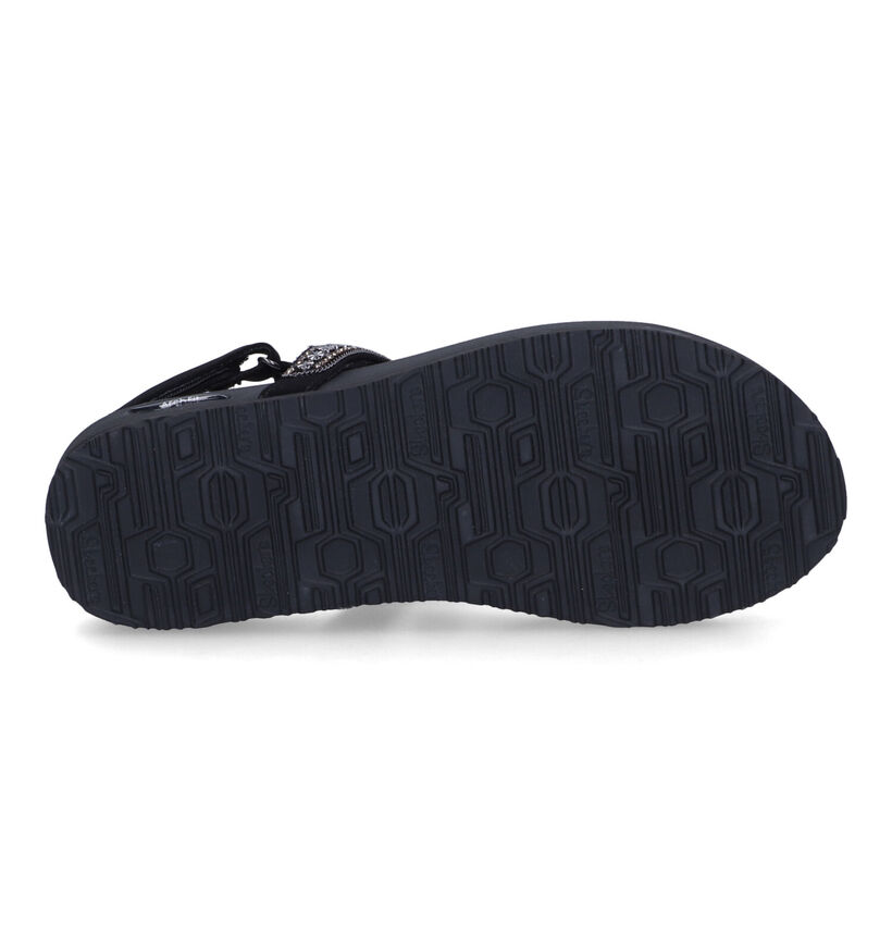Skechers Arch Fit Meditation Zwarte Sandalen voor dames (305306)