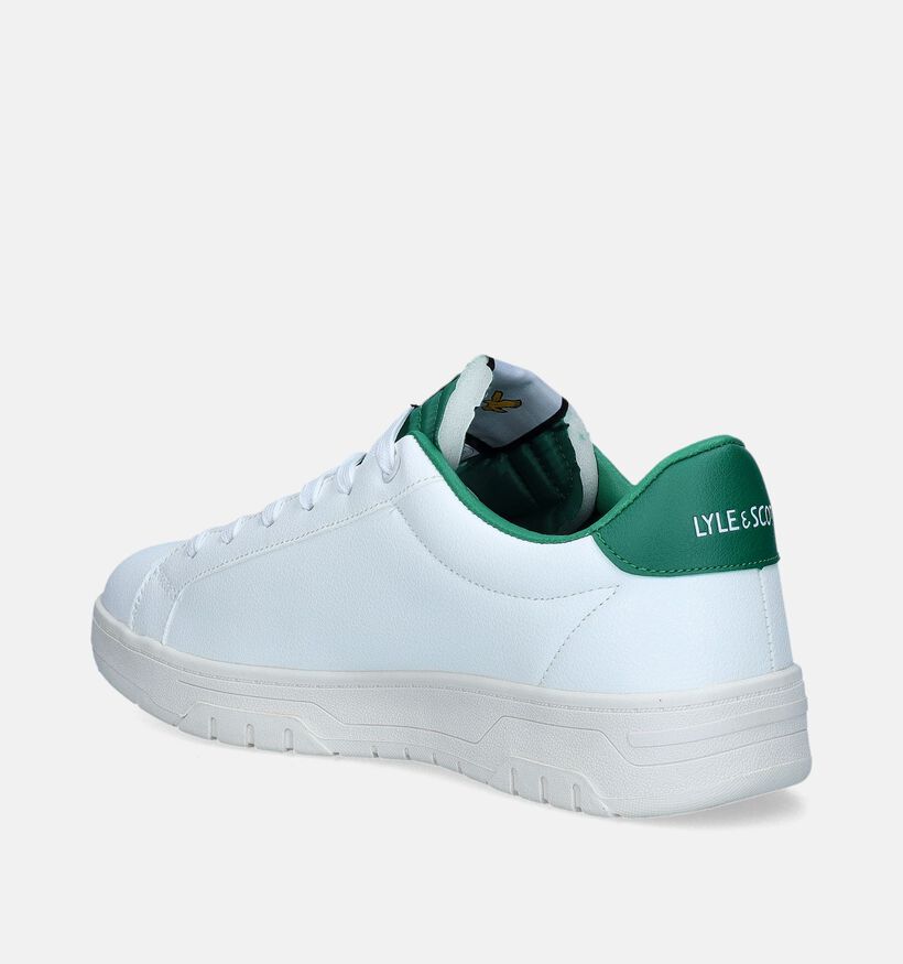 Lyle & Scott Evanton Cup Low Chaussures à lacets en Blanc pour hommes (356124) - pour semelles orthopédiques