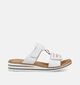 Rieker Nu-pieds en Blanc pour femmes (370383)