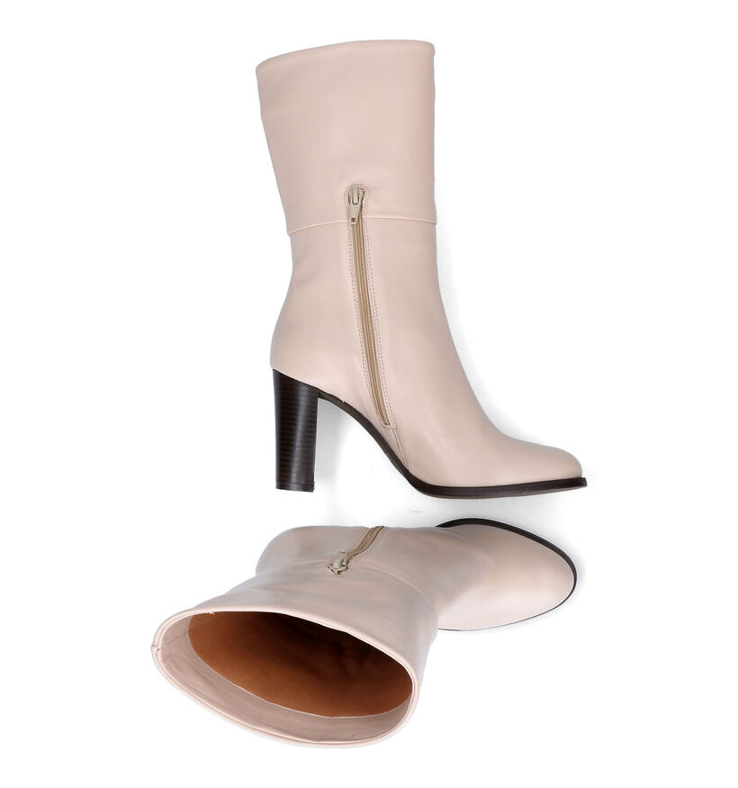 Signatur Bottes courtes en Beige clair pour femmes (308202)