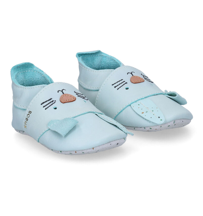 Bobux Hopsy Chaussons pour bébé en Turquoise pour filles (330700)