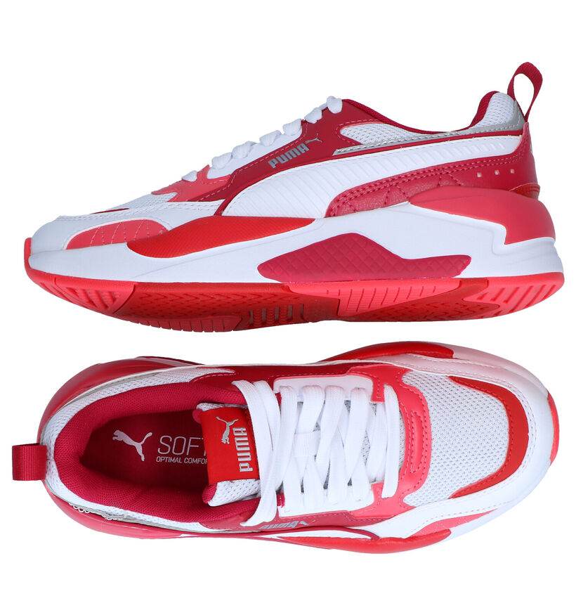 Puma X-Ray Baskets en Rouge pour filles (293448) - pour semelles orthopédiques