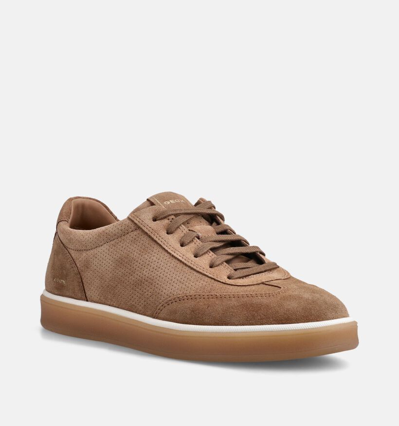 Geox Sperica Cognac Veterschoenen voor heren (368018) - geschikt voor steunzolen