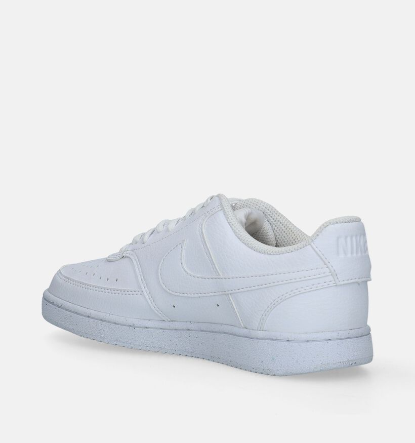 Nike Court Vision Low Next Nature Baskets en Blanc pour femmes (339841)