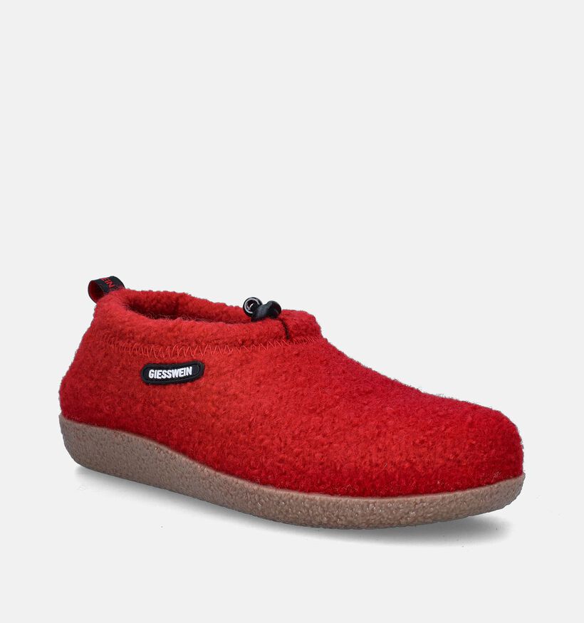 Giesswein Vent Pantoufles en Rouge pour femmes (349156)