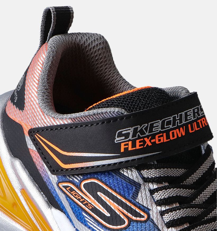 Skechers Flex Glow Ultra Zwarte Sneakers voor jongens, meisjes (352316)