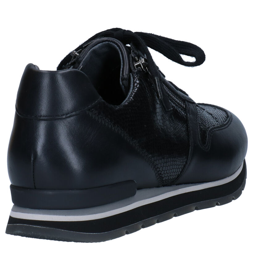 Gabor OptiFit Chaussures à lacets en Noir en cuir (282315)