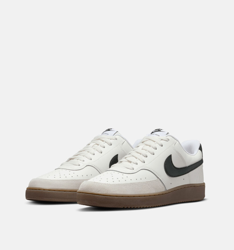 Nike Court Vision Witte Sneakers voor jongens, heren (343759)