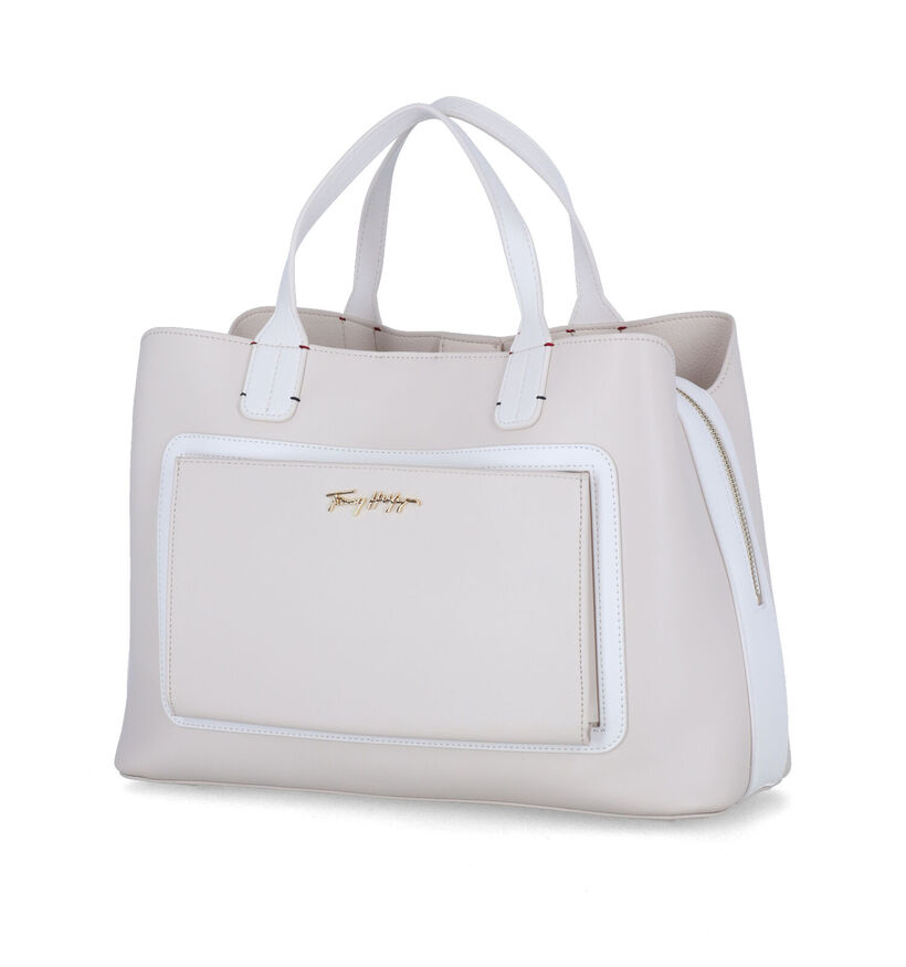 Tommy Hilfiger Iconic Beige Handtas met riem voor dames (336441)