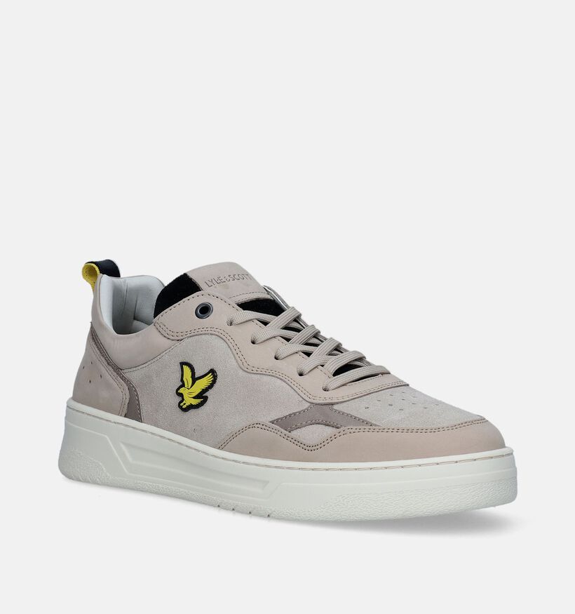 Lyle & Scott Beige Veterschoenen voor heren (348711) - geschikt voor steunzolen