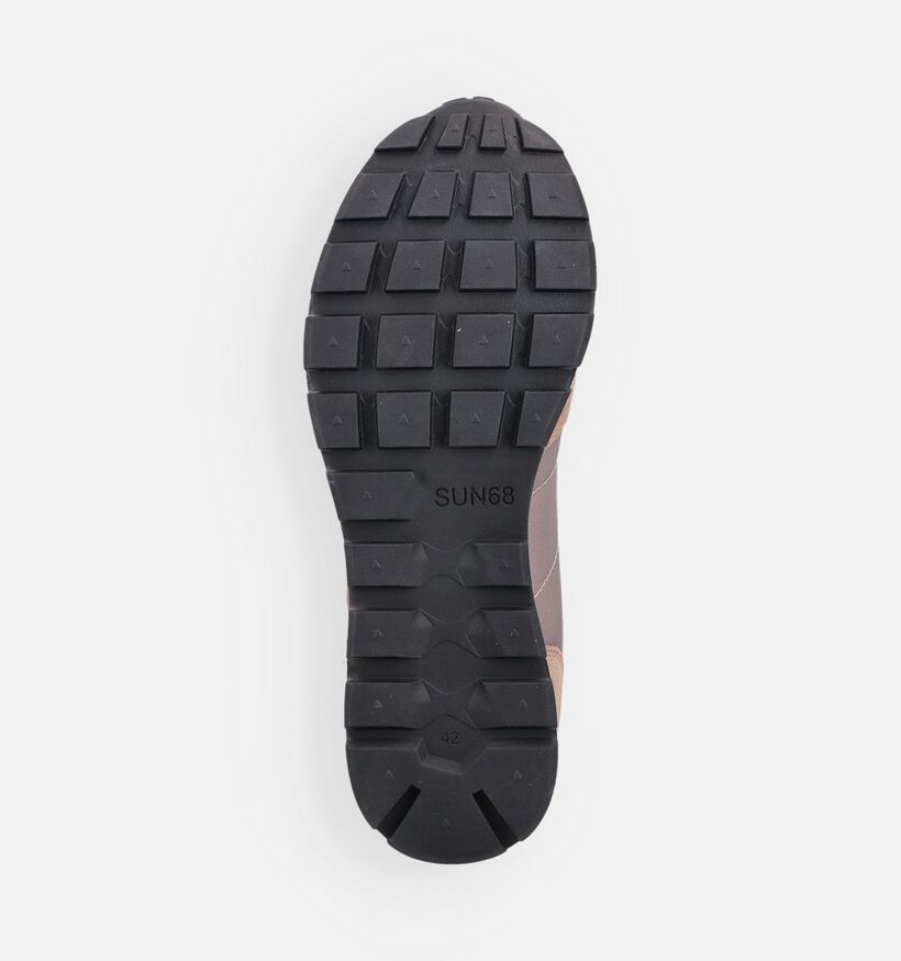 Sun68 Tom Solid Lichtbruine Sneakers voor heren (368802) - geschikt voor steunzolen