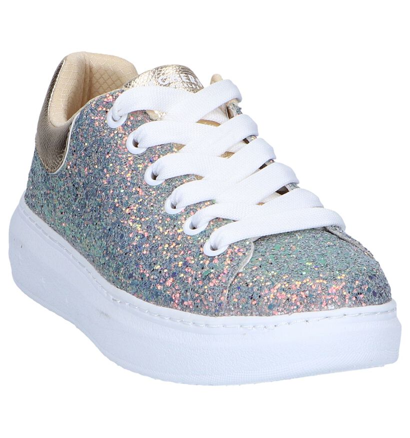 Gouden Geklede Sneakers Skechers High Street in kunstleer (251941)