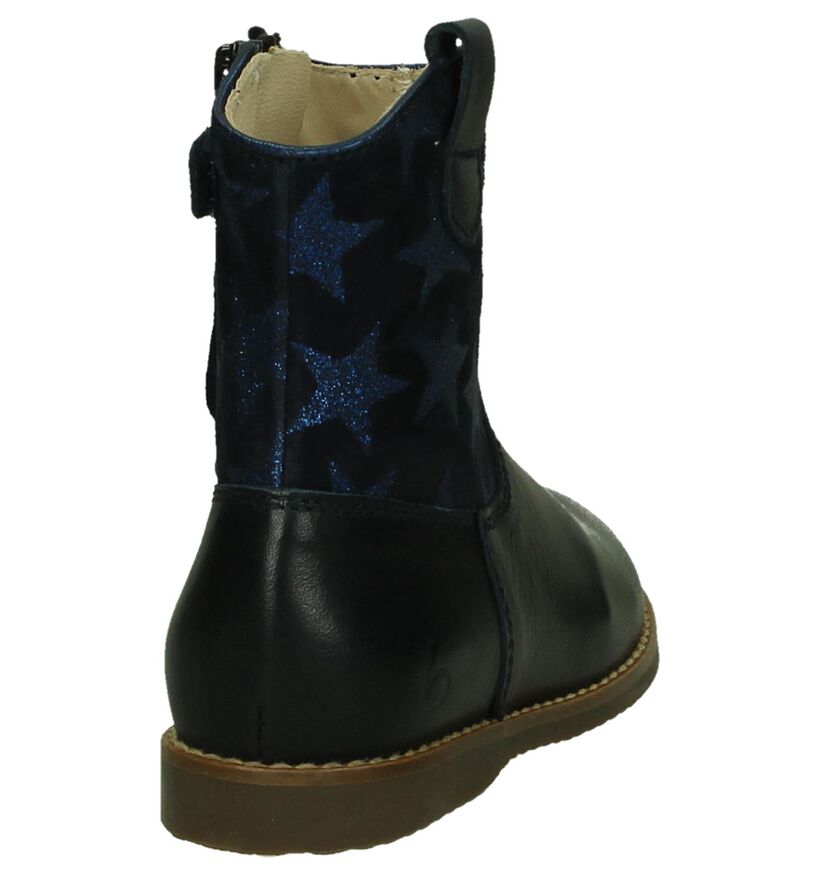 Beberlis Bottes basses en Bleu foncé en cuir (203447)