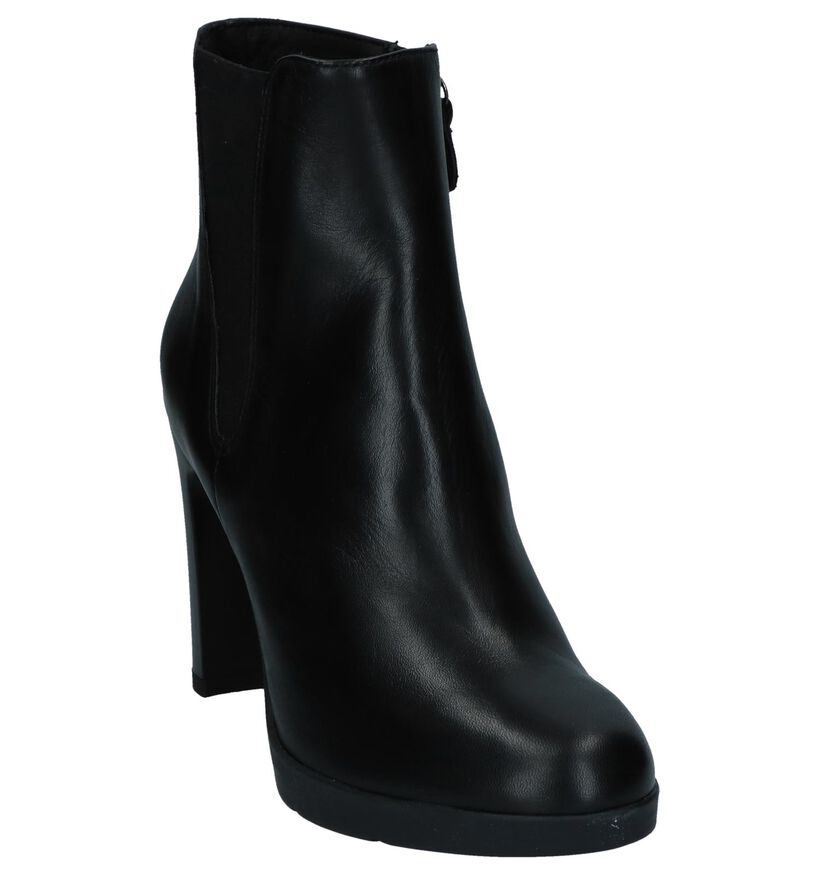 Geox Bottillons en Noir en cuir (225564)