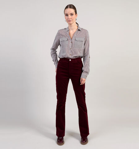 Pieces Jeans Bordeaux