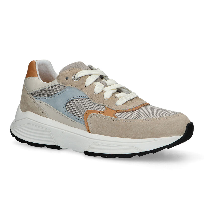 Xsensible Ponte Vecchio Beige Sneakers in stof (324748)