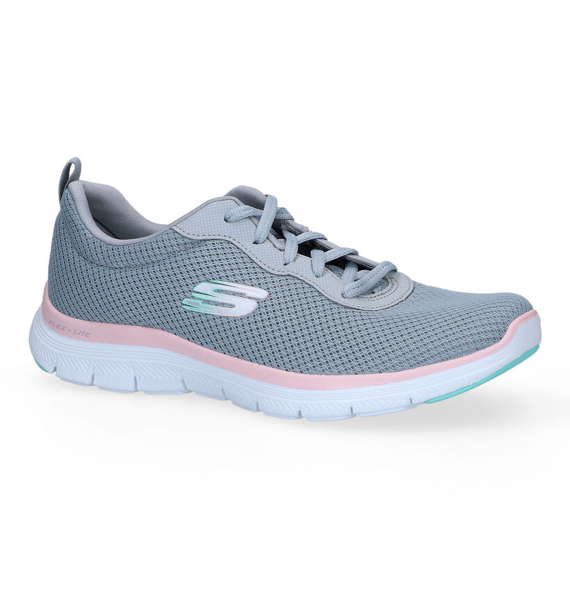 Skechers Flex Appeal 4.0 Zwarte Sneakers voor dames (310628)