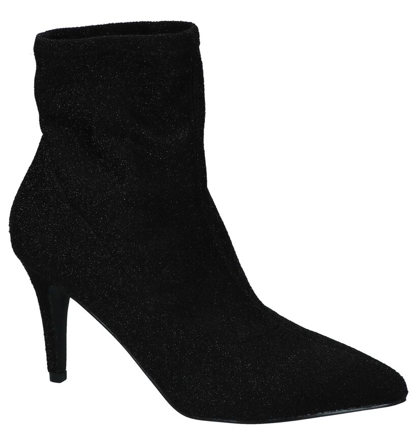 Youh! Bottes courtes en Noir en textile (230445)