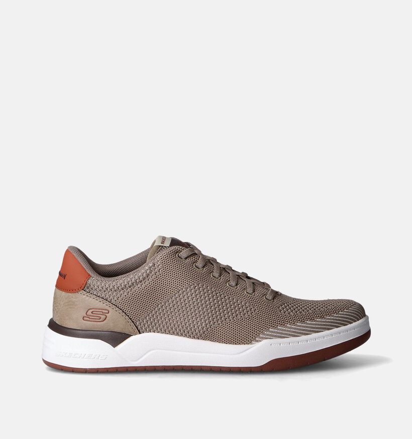 Skechers Corliss Dorset Taupe Instappers voor heren (351867)