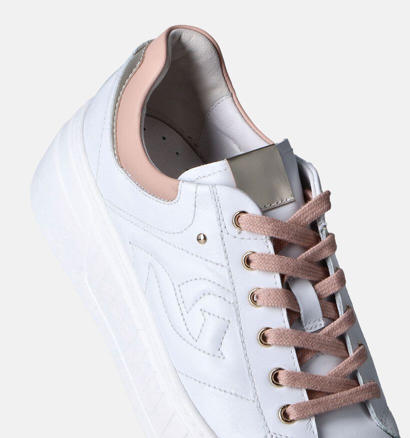NeroGiardini Witte Platform sneakers voor dames (351956) - geschikt voor steunzolen