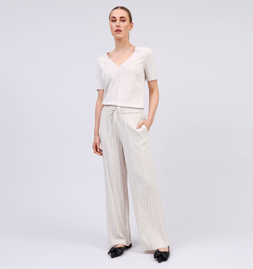 Expresso Beige Trui met V-hals voor dames (356864)