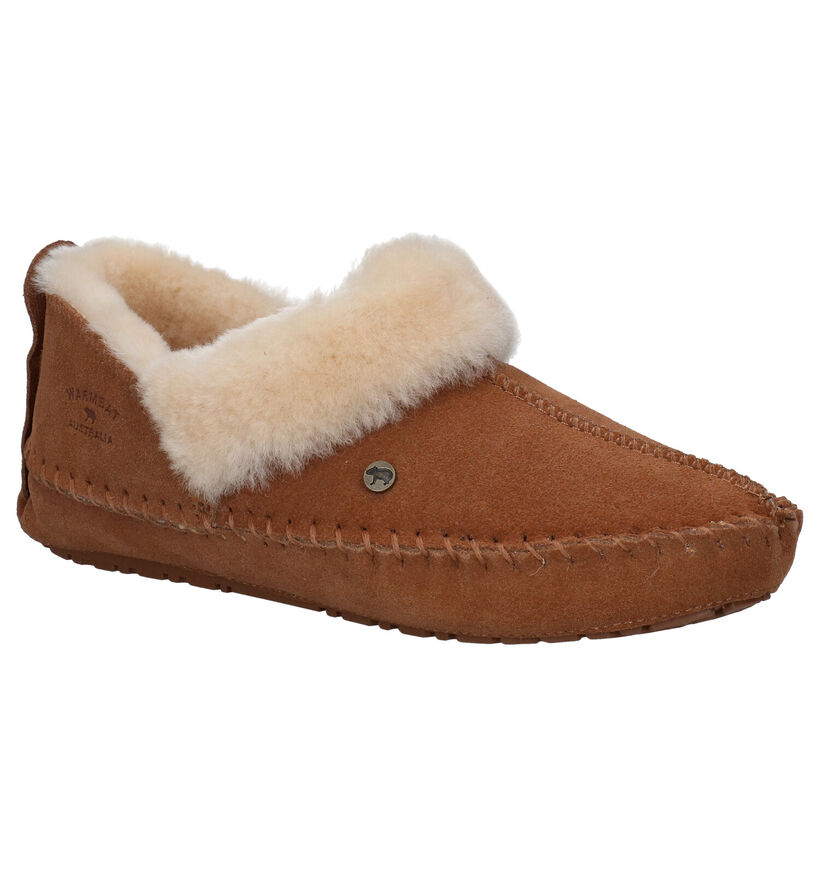 Warmbat Barrine Bruine Pantoffels voor dames (326091)