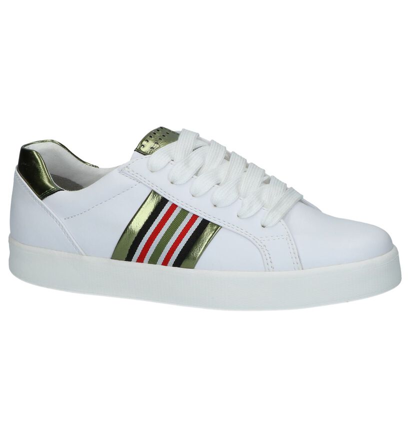 Witte Sneaker met Strepen Youh! By Torfs in kunstleer (238099)