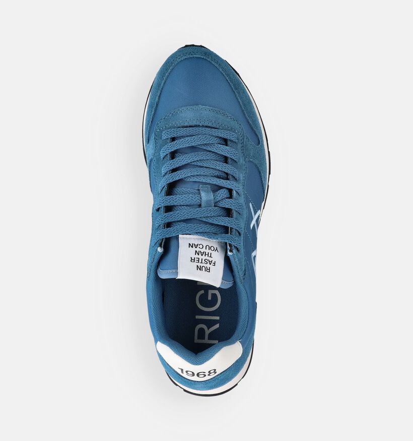 Sun68 Tom Blauwe Lage Sneakers voor heren (368799) - geschikt voor steunzolen