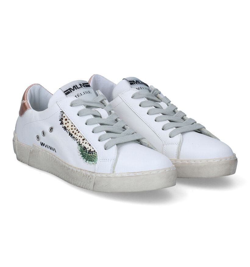 Méliné NKC Chaussures à lacets en Blanc pour femmes (306905)