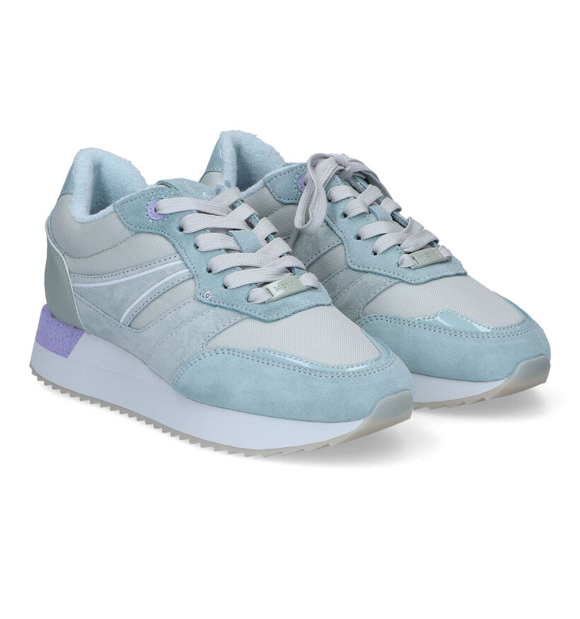 Mexx Jazzy Blauwe Sneakers voor dames (303508) - geschikt voor steunzolen