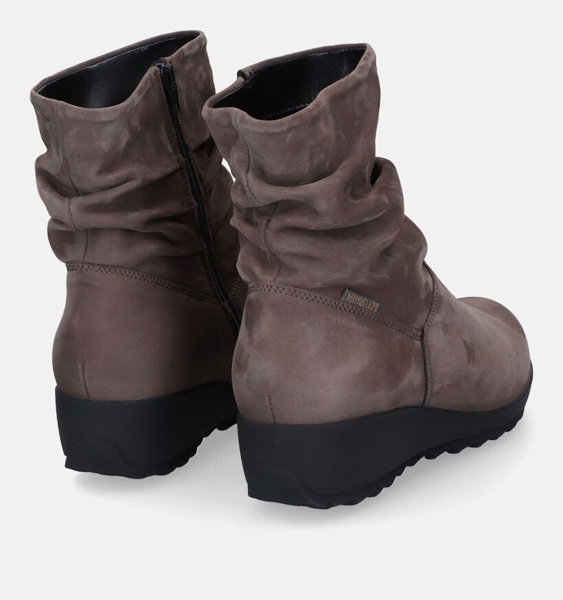 Mephisto Agatha Taupe Enkellaarsjes voor dames (330828)