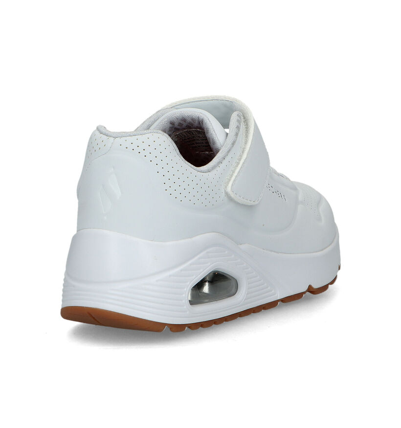 Skechers Uno Air Blitz Baskets en Blanc pour filles (319547)