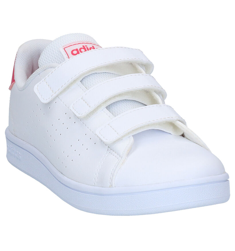 adidas Advantage C Baskets en Blanc pour filles (319539) - pour semelles orthopédiques