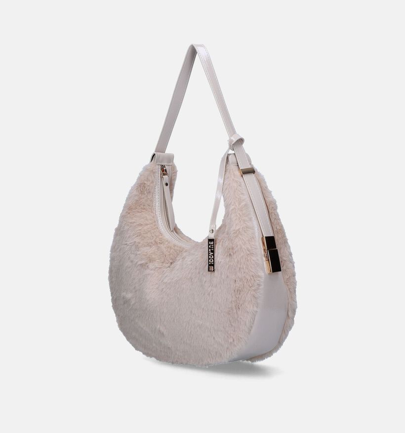 Bulaggi Fun Fur Hobo Sac à bandoulière en Beige pour femmes (341350)
