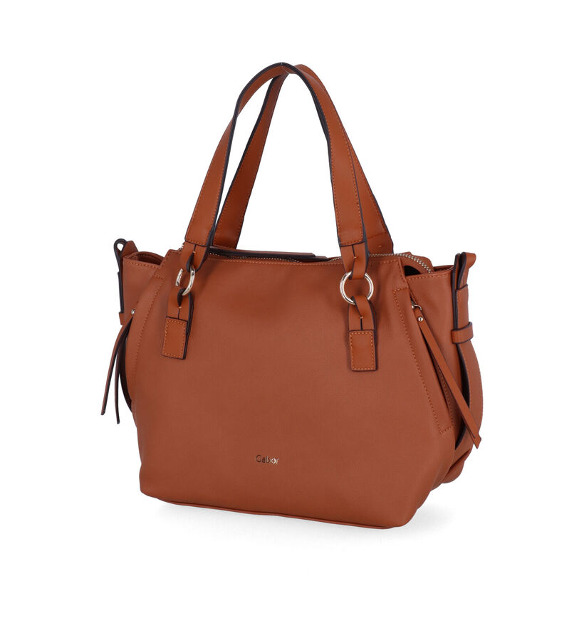 Gabor Florencia Cognac Schoudertas in kunstleer (305783)