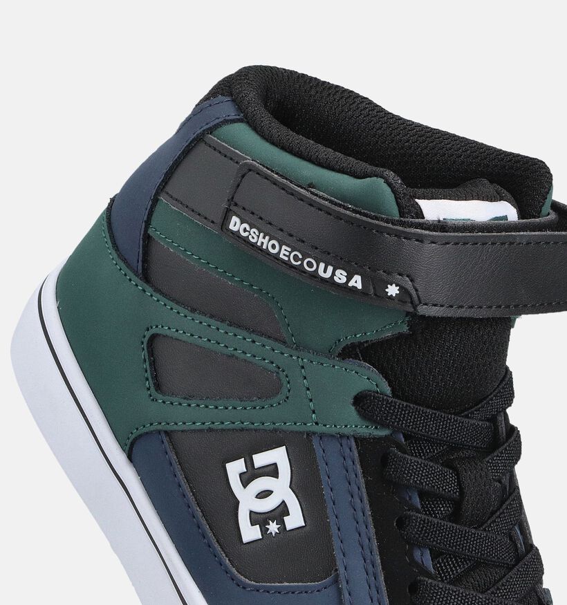 DC Shoes Pure Baskets montantes en Vert pour filles, garçons (360796) - pour semelles orthopédiques