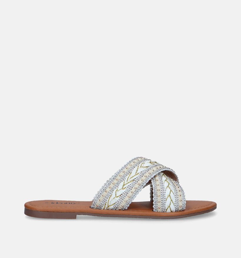 Identity Witte Slippers voor dames (340708)