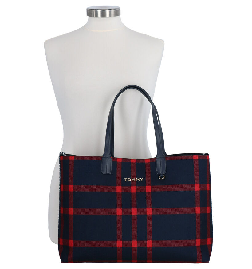 Tommy Hilfiger Iconic Tommy Tote Cabas en Bleu en textile (257012)