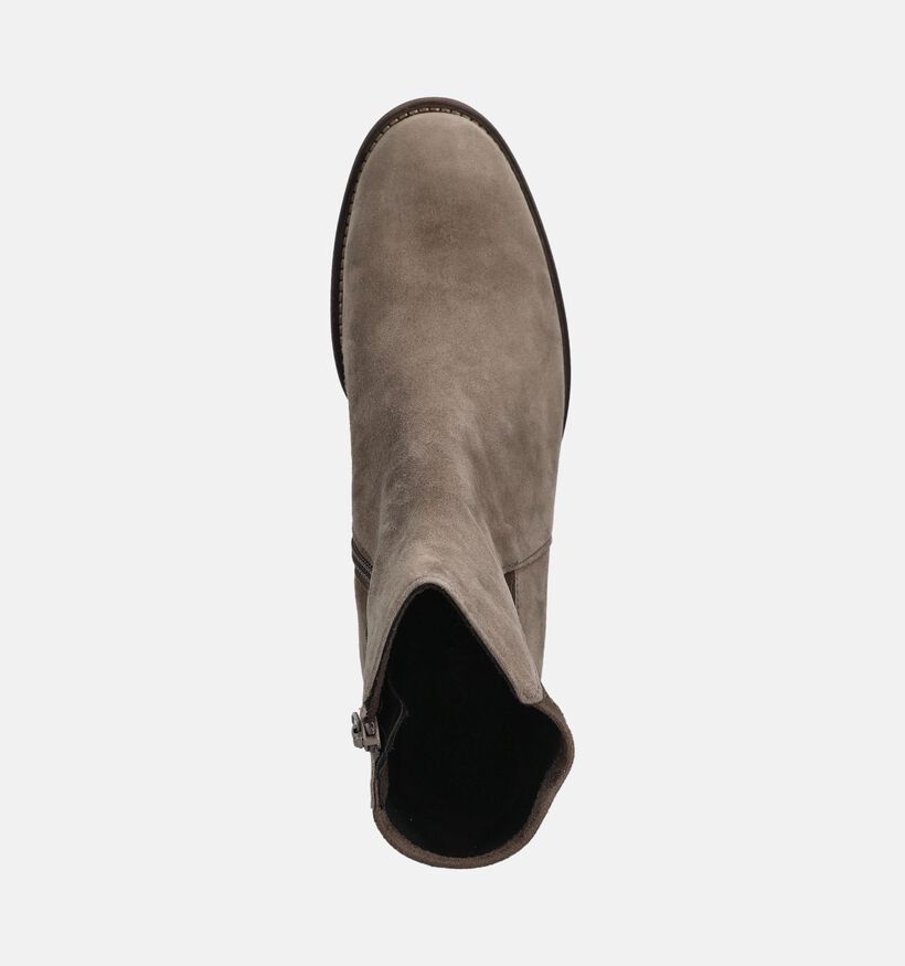 Gabor Boots en Taupe pour femmes (380074) - pour semelles orthop&eacute;diques