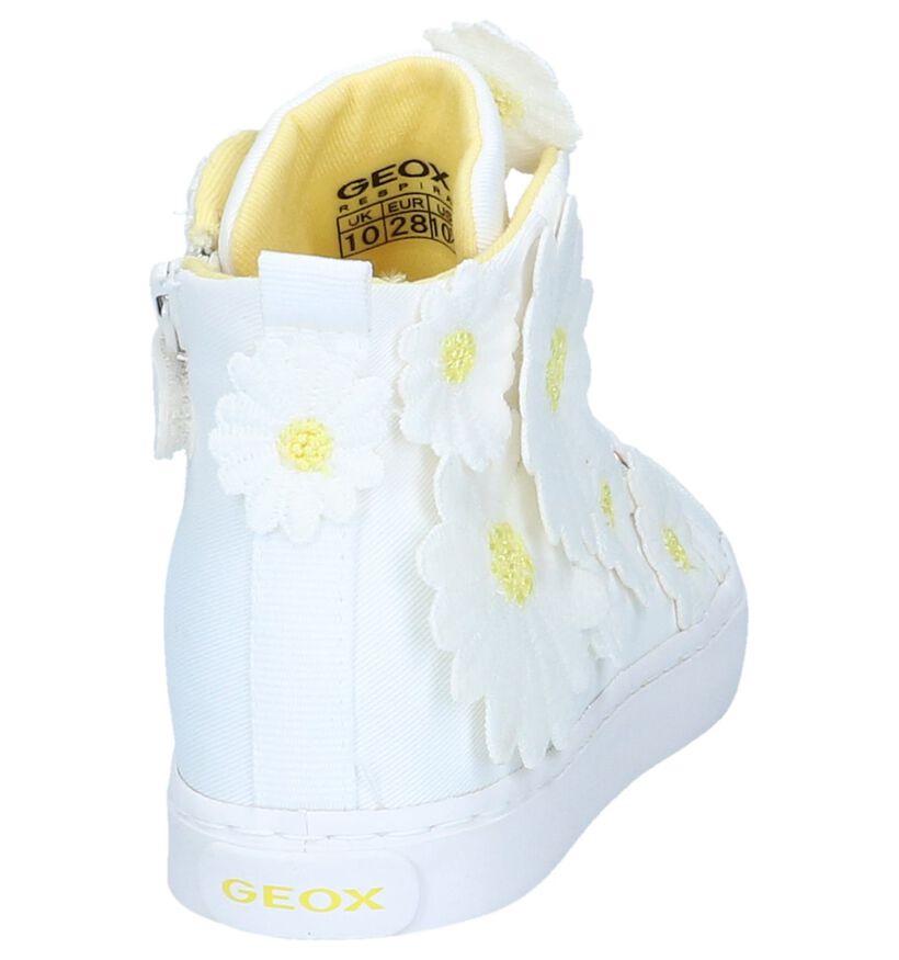 Geox Chaussures hautes en Blanc en textile (237960)