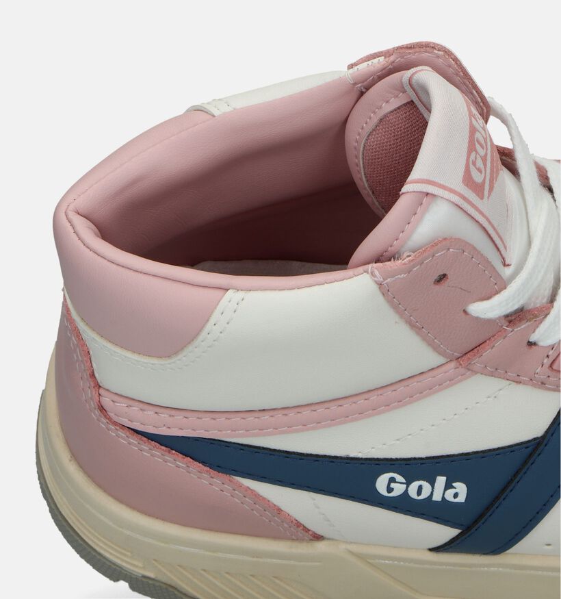 Gola Challenge High Baskets en Blanc pour femmes (328597) - pour semelles orthopédiques